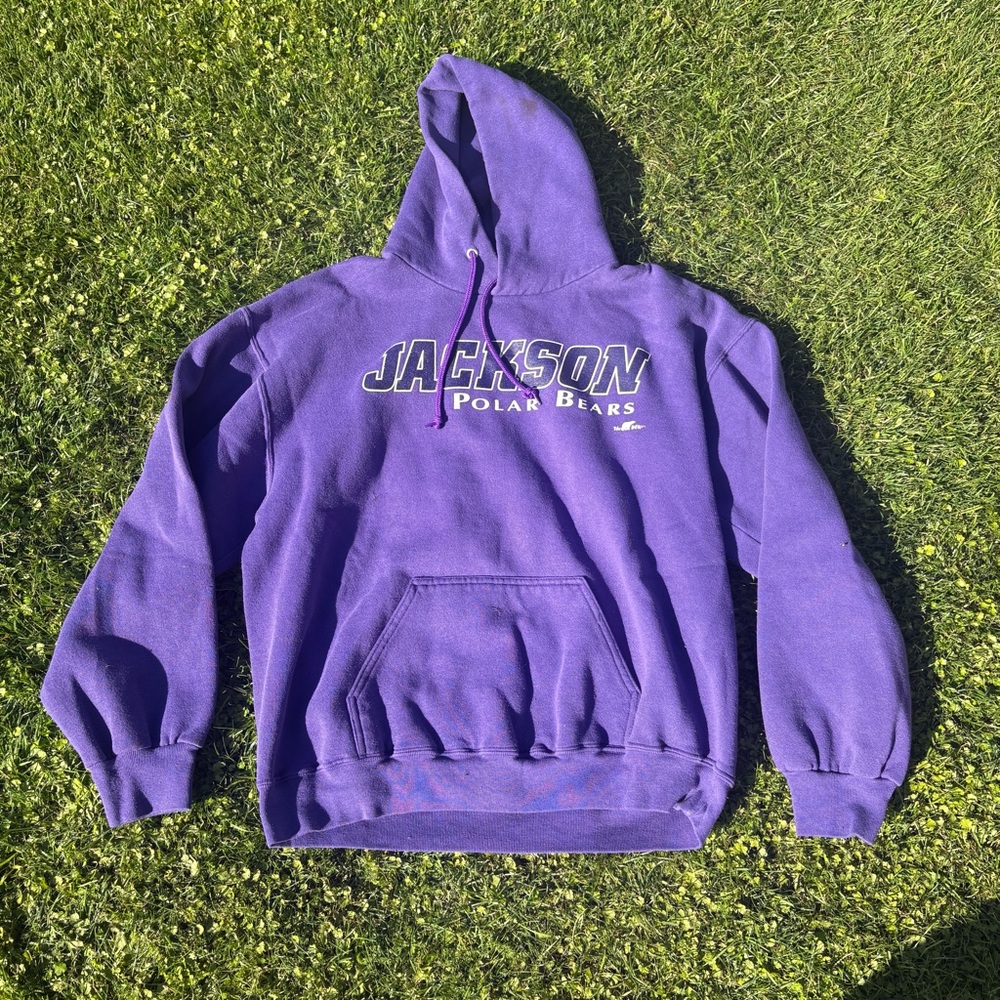 Jackson Polar Bears Purple Hooded Sweatshirt